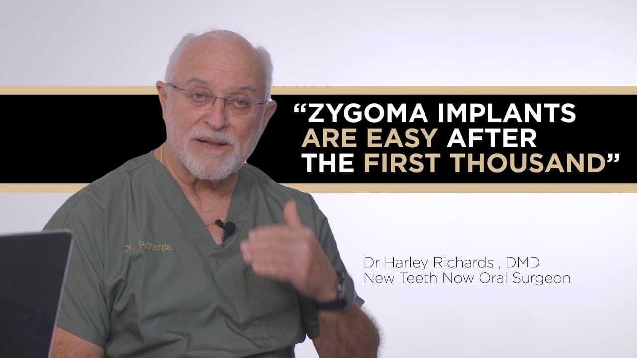 Zygomatic implants are easy after the first thousand.